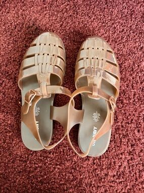 Old Navy Brown Jelly Fisherman Sandals